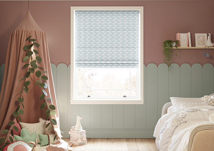Whaling Around, Mist - Roman Blind - Image 3